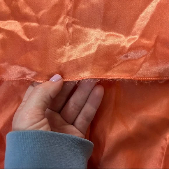 Bicici Coral Orange Beaded Evening Formal Gown - Picture 11 of 12